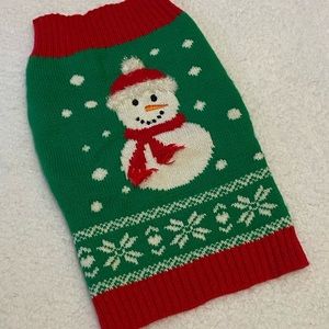 SimplyDog Snowman Sweater